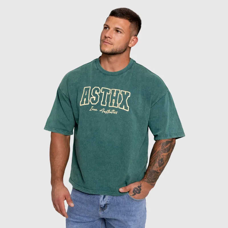 Tricou pentru bărbați Iron Aesthetics ASTHX, washed green-4