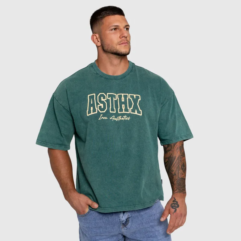 Tricou pentru bărbați Iron Aesthetics ASTHX, washed green-2