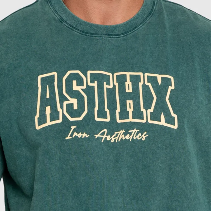 Tricou pentru bărbați Iron Aesthetics ASTHX, washed green-5