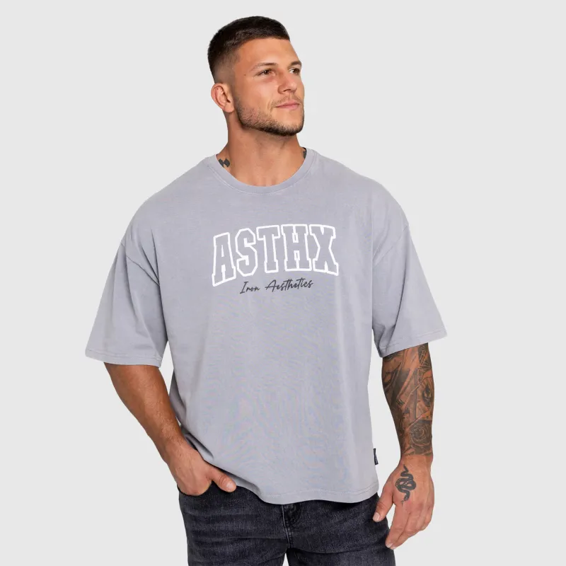 Tricou pentru bărbați Iron Aesthetics ASTHX, washed grey-3