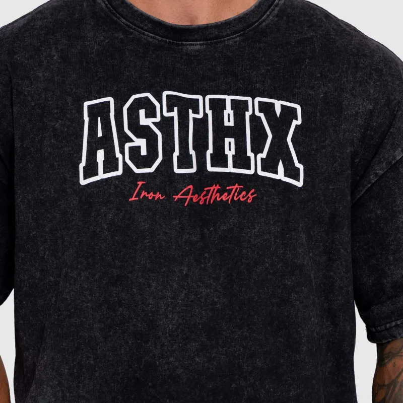 Tricou pentru bărbați Iron Aesthetics ASTHX, washed black-3