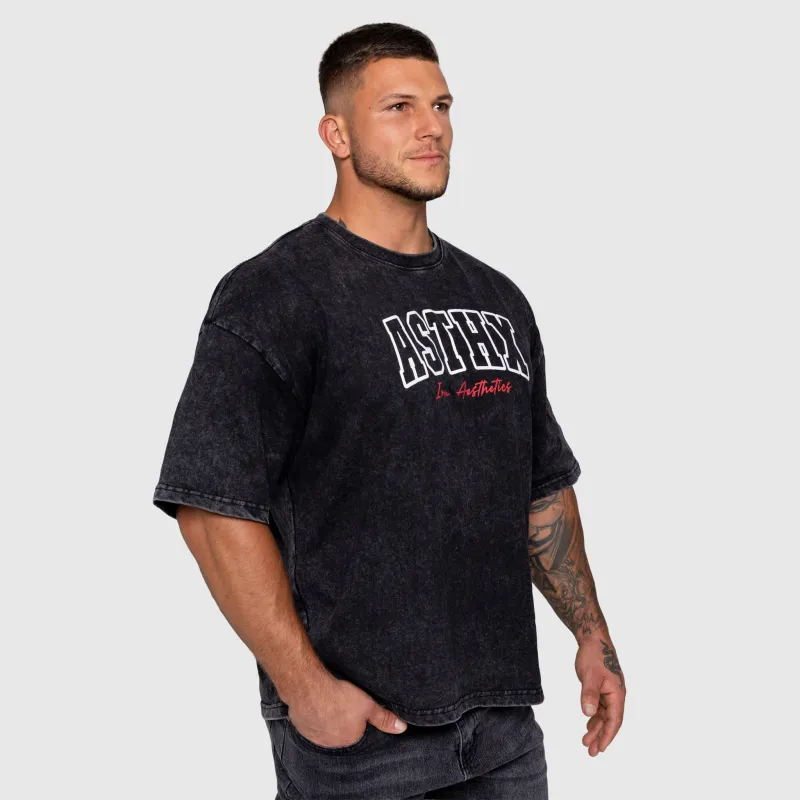Tricou pentru bărbați Iron Aesthetics ASTHX, washed black-6