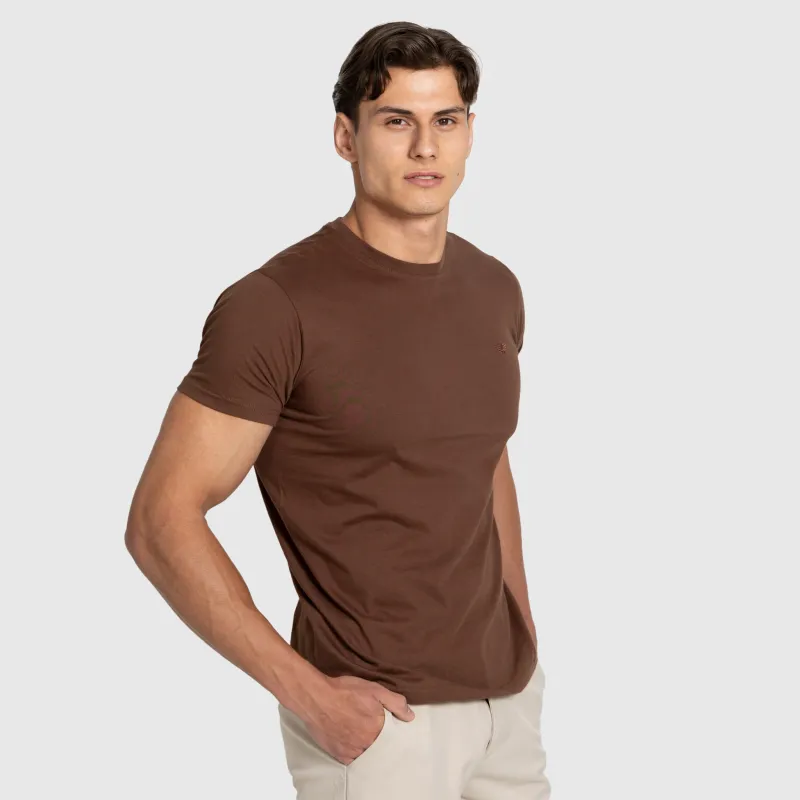 Tricou bărbați Iron Aesthetics Finest, maro-3