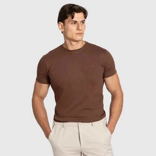 Tricou bărbați Iron Aesthetics Finest, maro