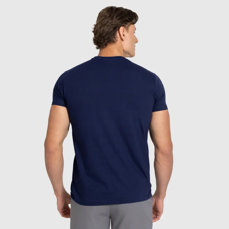 Tricou bărbați Iron Aesthetics Finest, navy-9