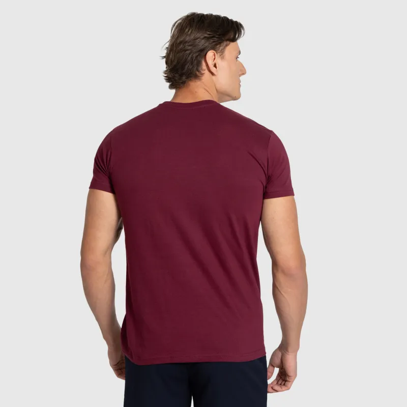 Tricou bărbați Iron Aesthetics Finest, vișiniu-9