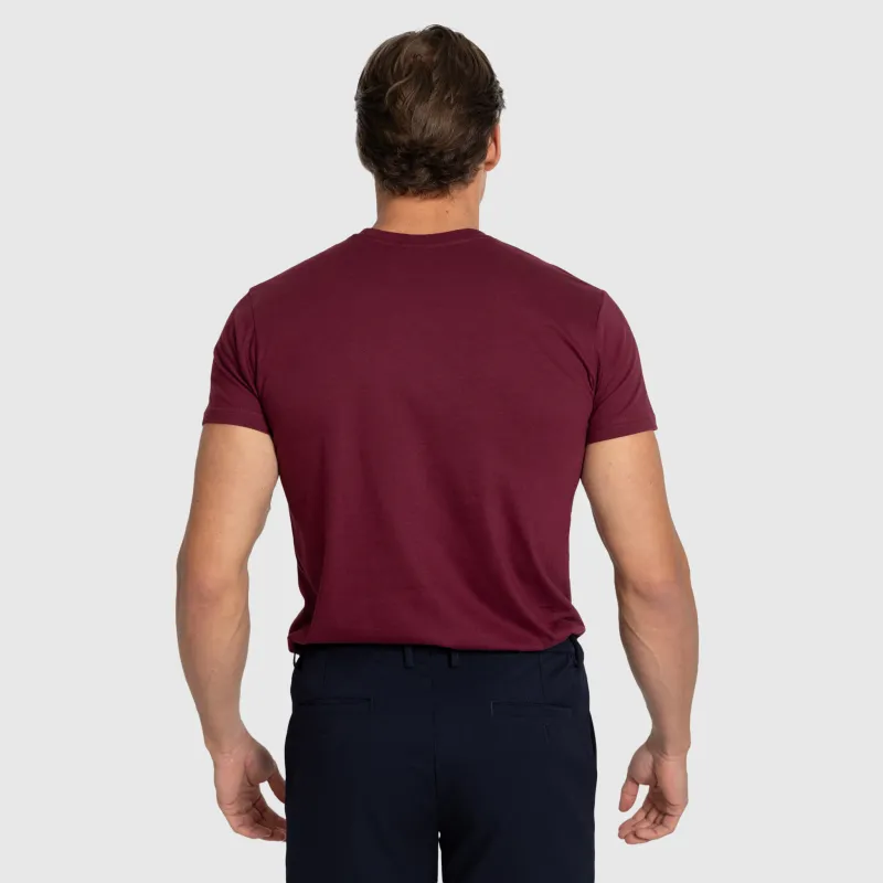 Tricou bărbați Iron Aesthetics Finest, vișiniu-7