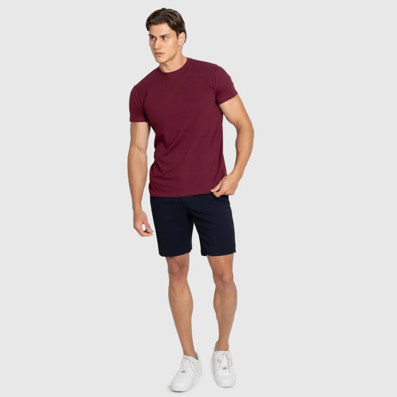 Tricou bărbați Iron Aesthetics Finest, vișiniu-8