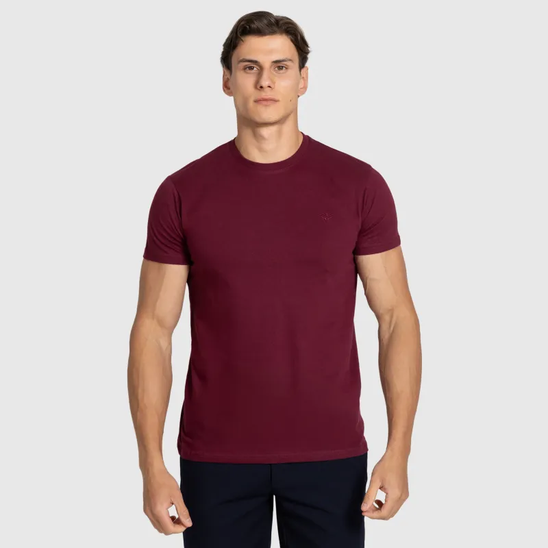 Tricou bărbați Iron Aesthetics Finest, vișiniu-1