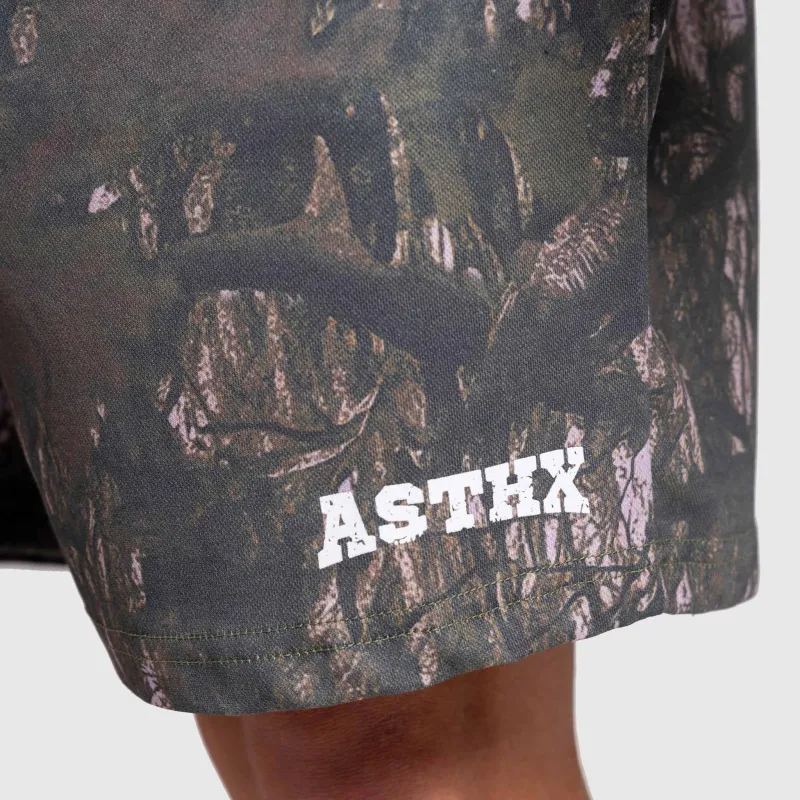 Șorturi bărbați Iron Aesthetics Camo tree, dark-3