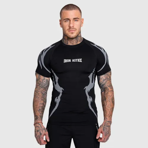 Tricou sport bărbați Iron Aesthetics Titan, negru