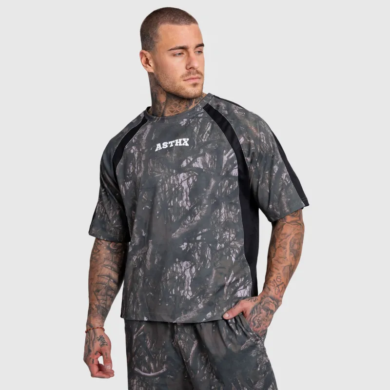 Tricou bărbați Iron Aesthetics Camo tree, dark-6