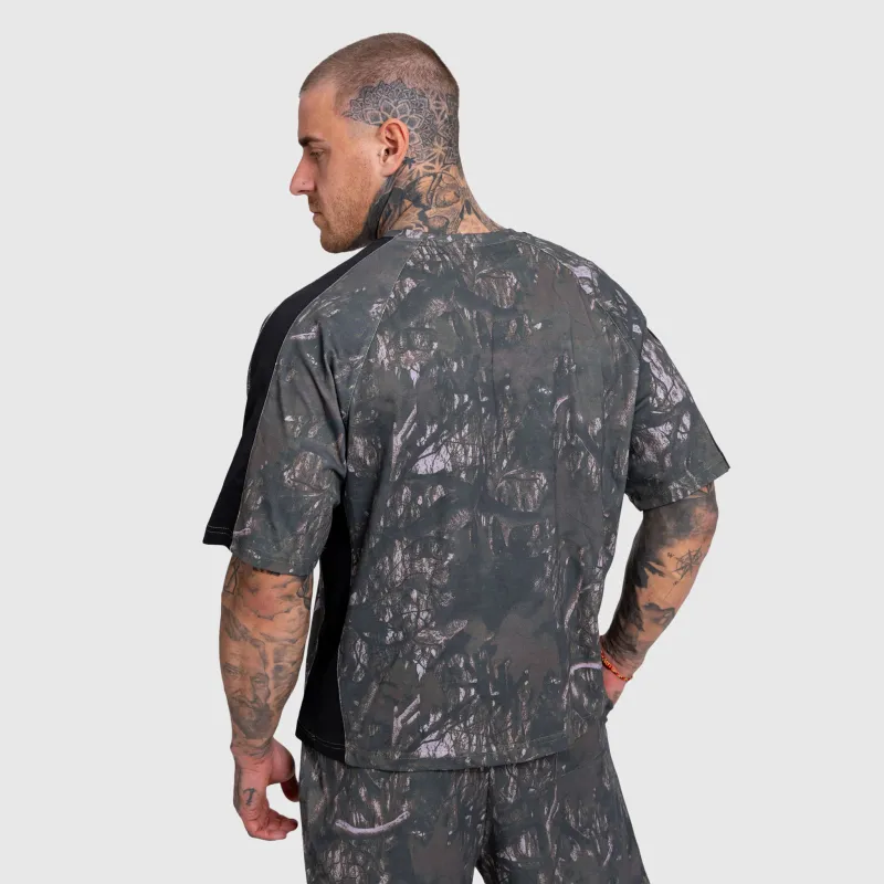 Tricou bărbați Iron Aesthetics Camo tree, dark-4