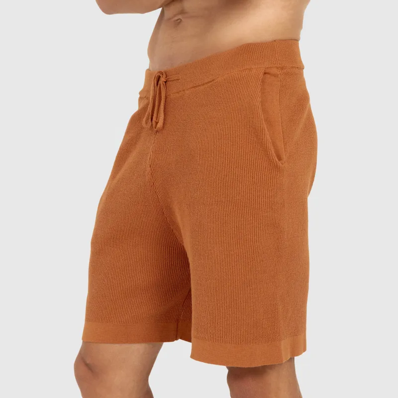 Pantaloni tricotați bărbați Iron Aesthetics Vibe, rusty-4
