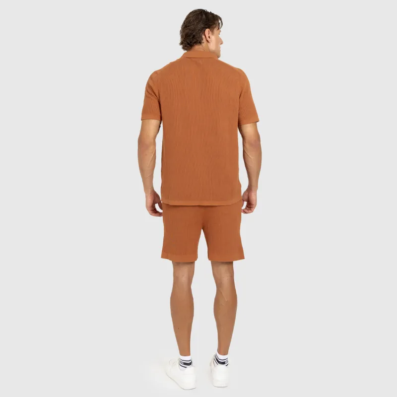 Pantaloni tricotați bărbați Iron Aesthetics Vibe, rusty-10