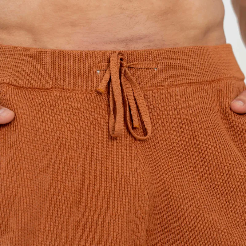 Pantaloni tricotați bărbați Iron Aesthetics Vibe, rusty-8