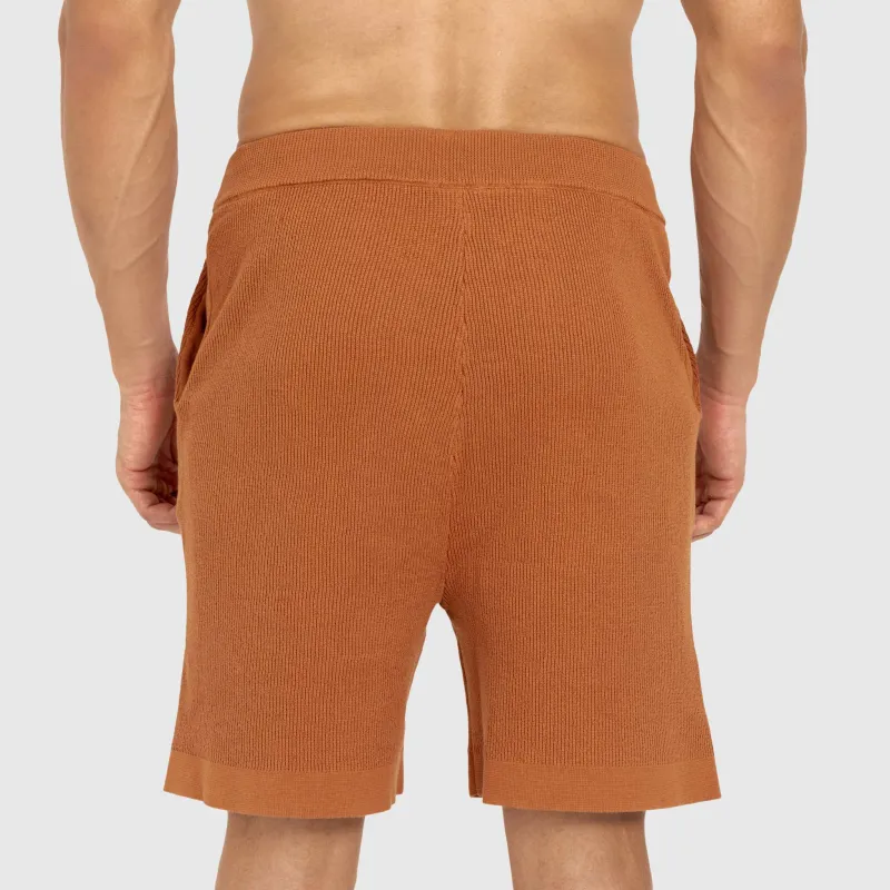 Pantaloni tricotați bărbați Iron Aesthetics Vibe, rusty-6