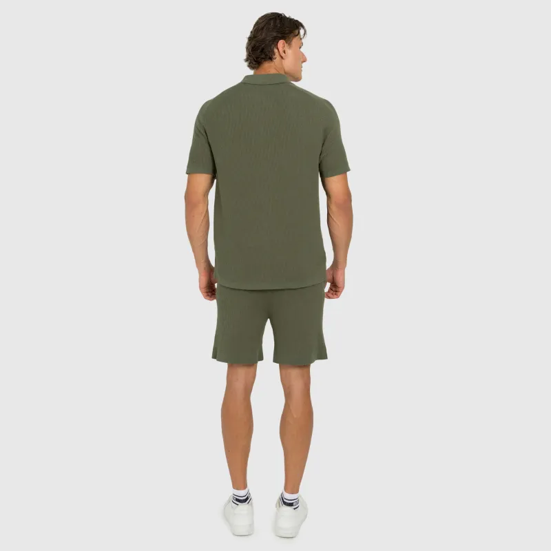 Set tricotat bărbați Iron Aesthetics Vibe, verde-13