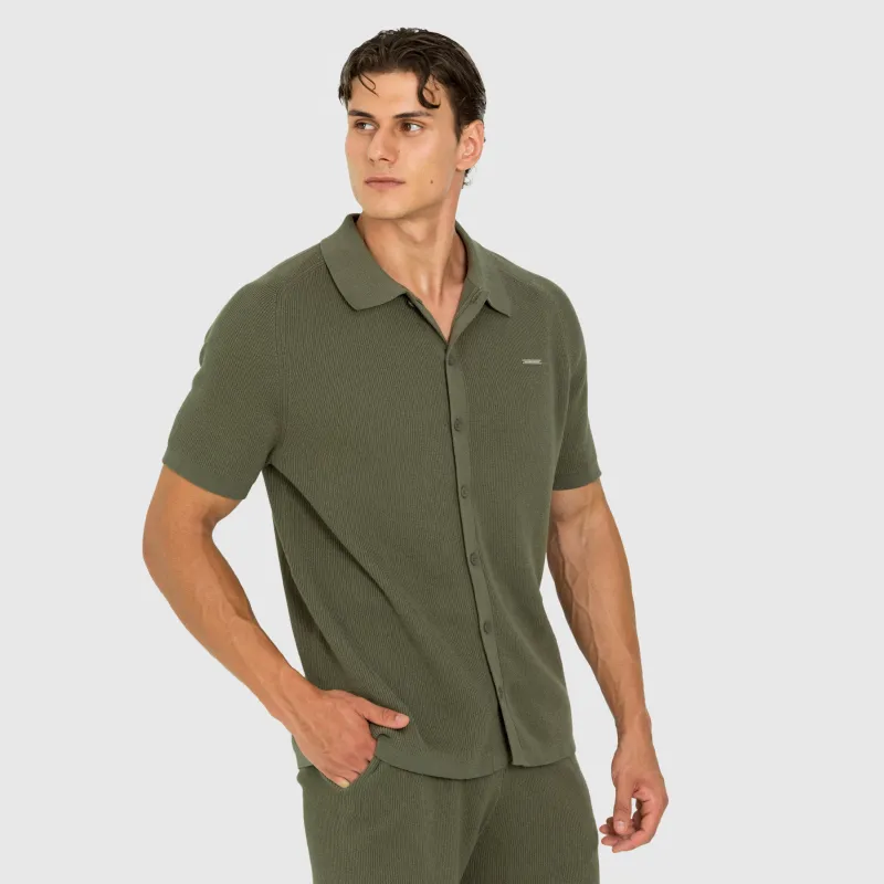 Set tricotat bărbați Iron Aesthetics Vibe, verde-4