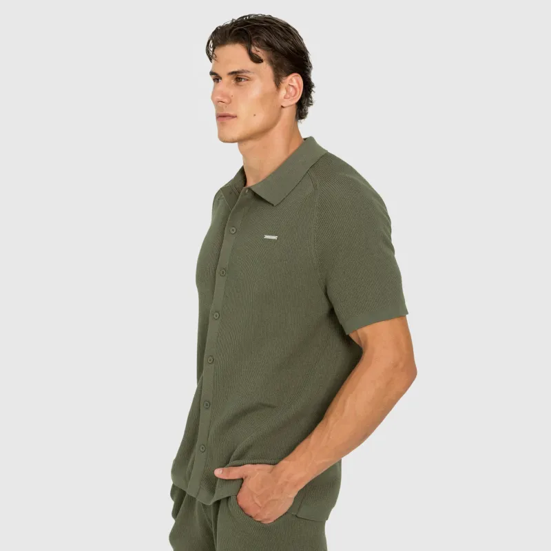 Set tricotat bărbați Iron Aesthetics Vibe, verde-5