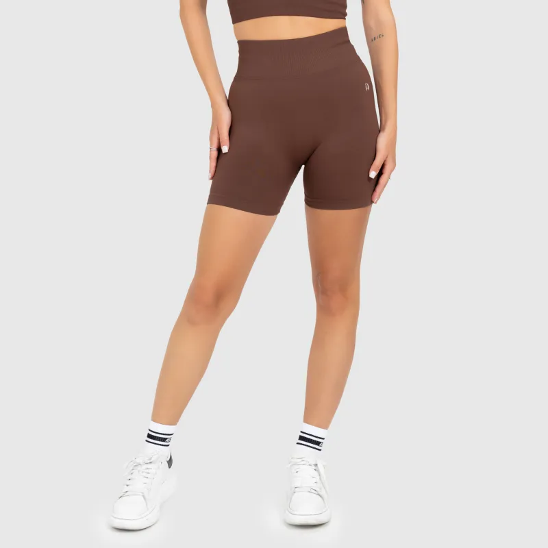 Pantaloni scurți de damă sport Iron Aesthetics Ultimate, maro-7