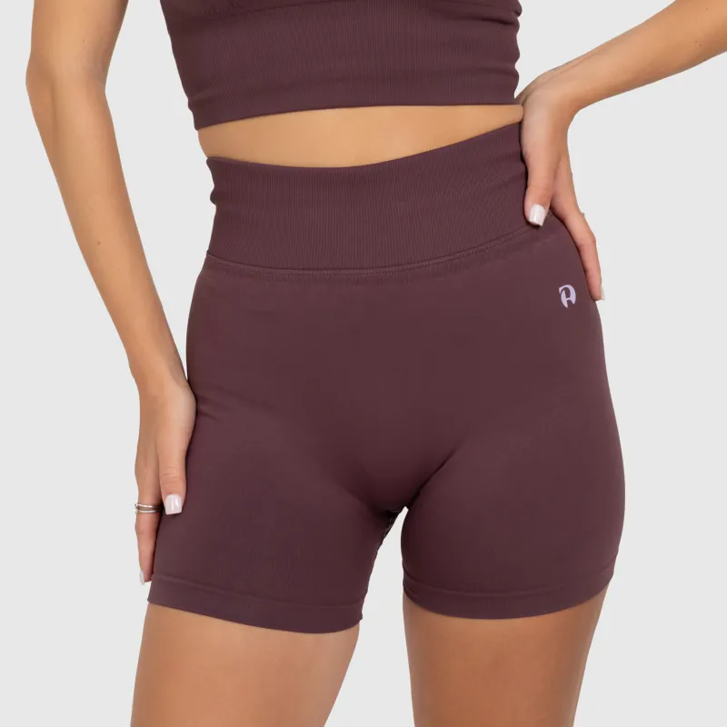 Set sport damă Iron Aesthetics Ultimate short, plum-13