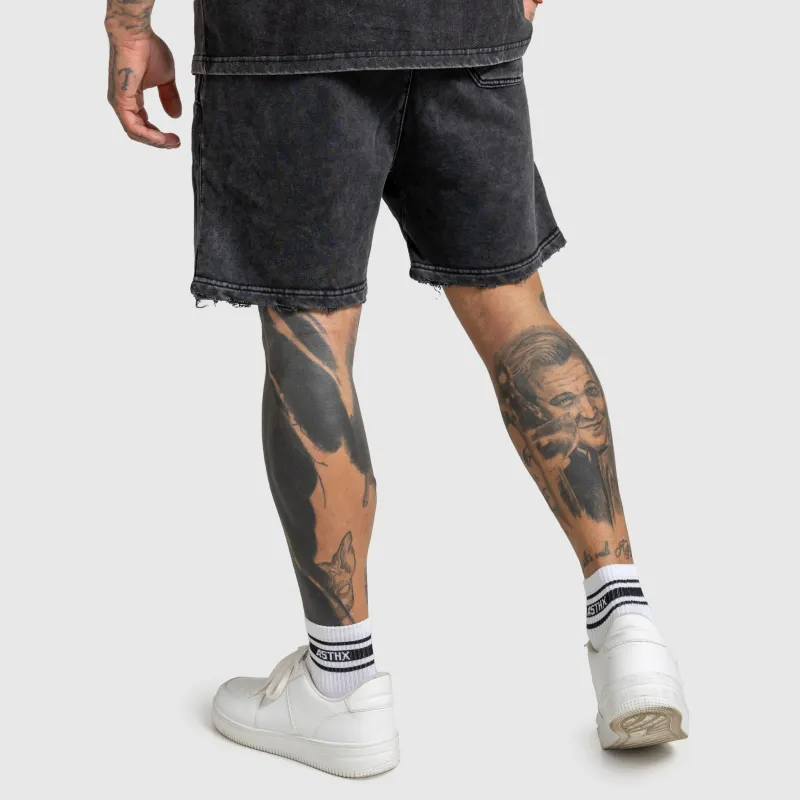 Set bărbați Iron Aesthetics X Washed, negru-13