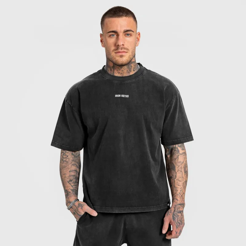 Set bărbați Iron Aesthetics X Washed, negru-4