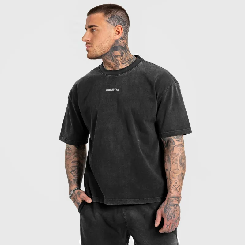 Set bărbați Iron Aesthetics X Washed, negru-5