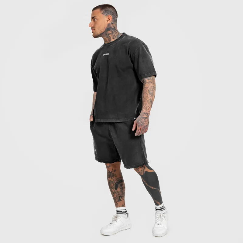 Set bărbați Iron Aesthetics X Washed, negru-3