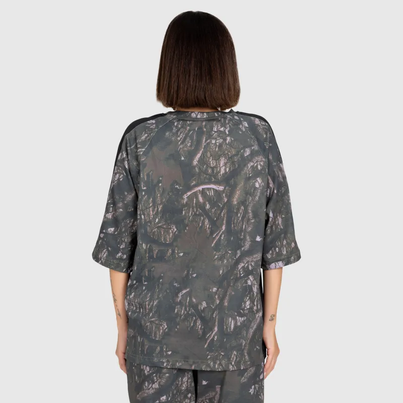 Tricou damă Iron Aesthetics Camo tree, dark-17