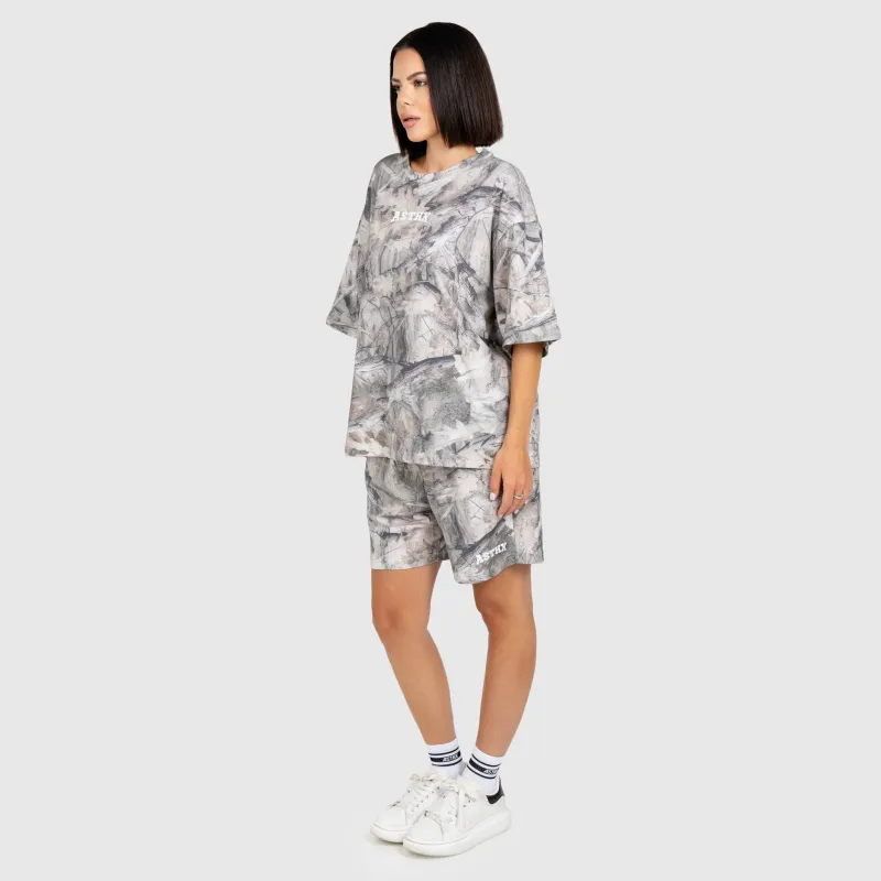 Tricou damă Iron Aesthetics Camo tree, light-12