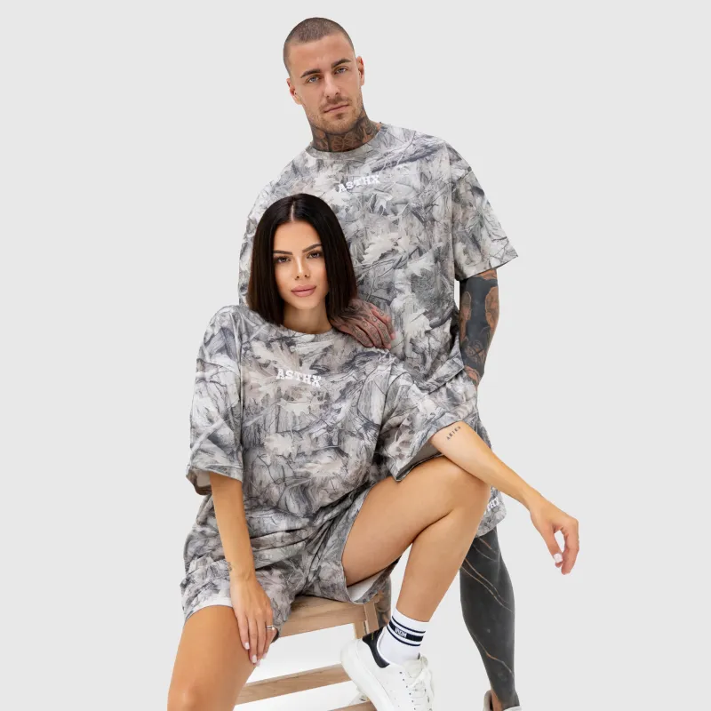 Tricou damă Iron Aesthetics Camo tree, light-15