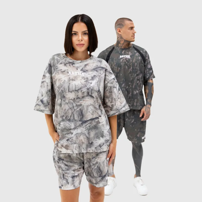Tricou damă Iron Aesthetics Camo tree, light-16