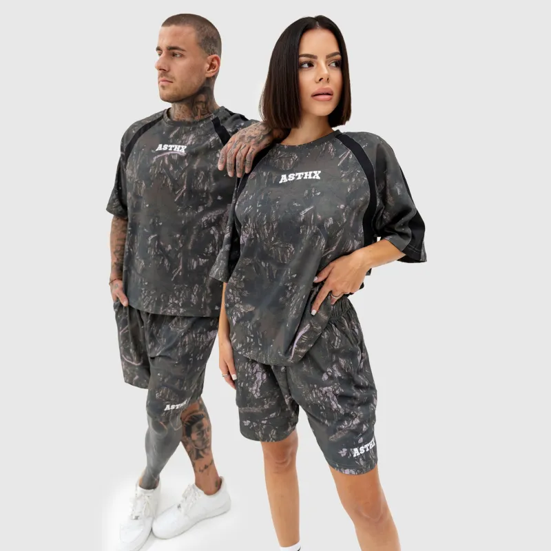 Șorturi damă Iron Aesthetics Camo tree, dark-20