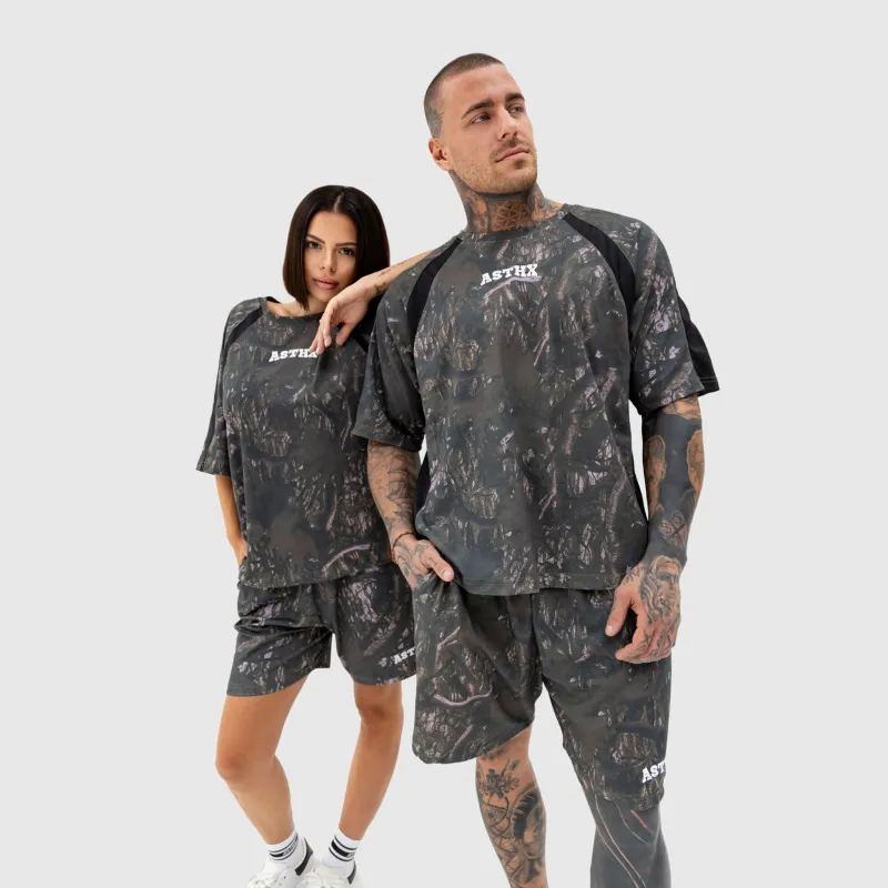 Șorturi bărbați Iron Aesthetics Camo tree, dark-18