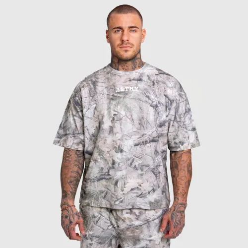 Tricou bărbați Iron Aesthetics Camo tree, light