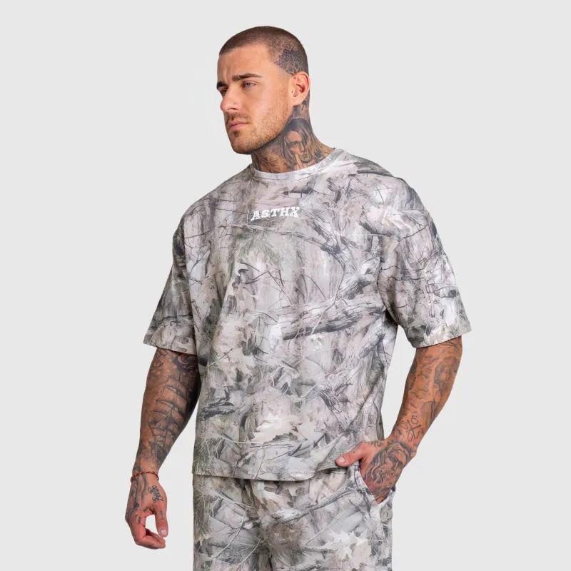 Tricou bărbați Iron Aesthetics Camo tree, light-5