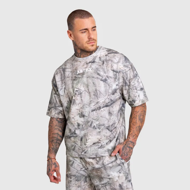 Tricou bărbați Iron Aesthetics Camo tree, light-3