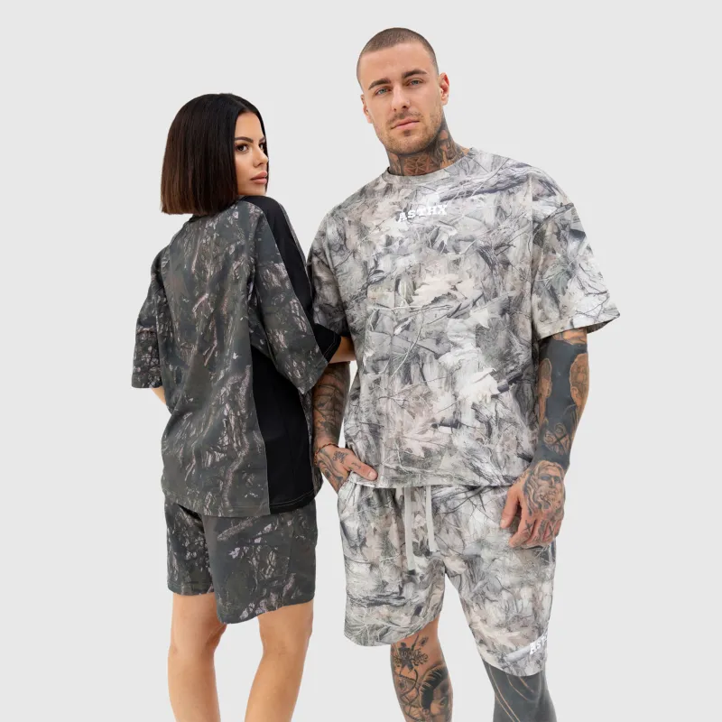 Tricou bărbați Iron Aesthetics Camo tree, light-17