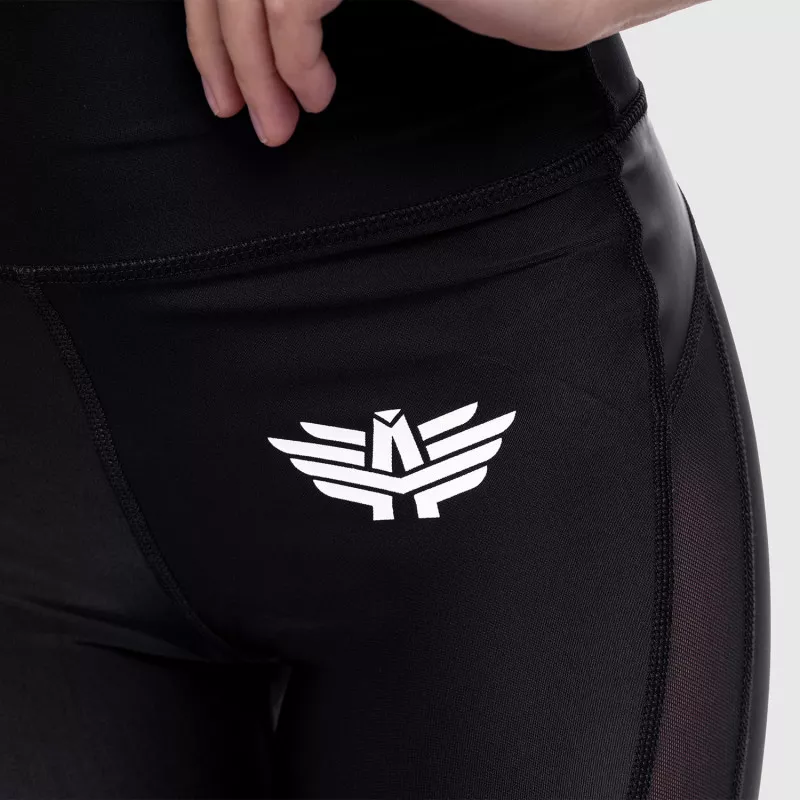 Colanți pentru damă cu talie înaltă NET - Iron Aesthetics, negrii-4