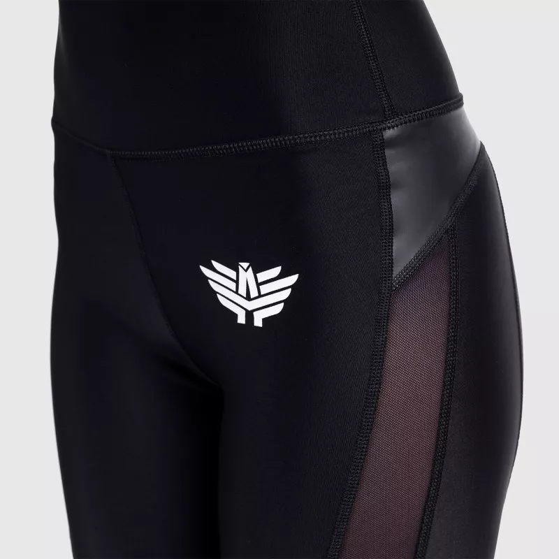 Colanți pentru damă cu talie înaltă NET - Iron Aesthetics, negrii-5