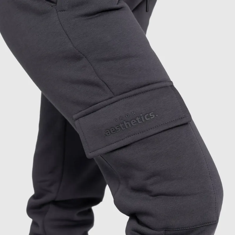 Set oversize damă Iron Aesthetics Cargo, gri-20
