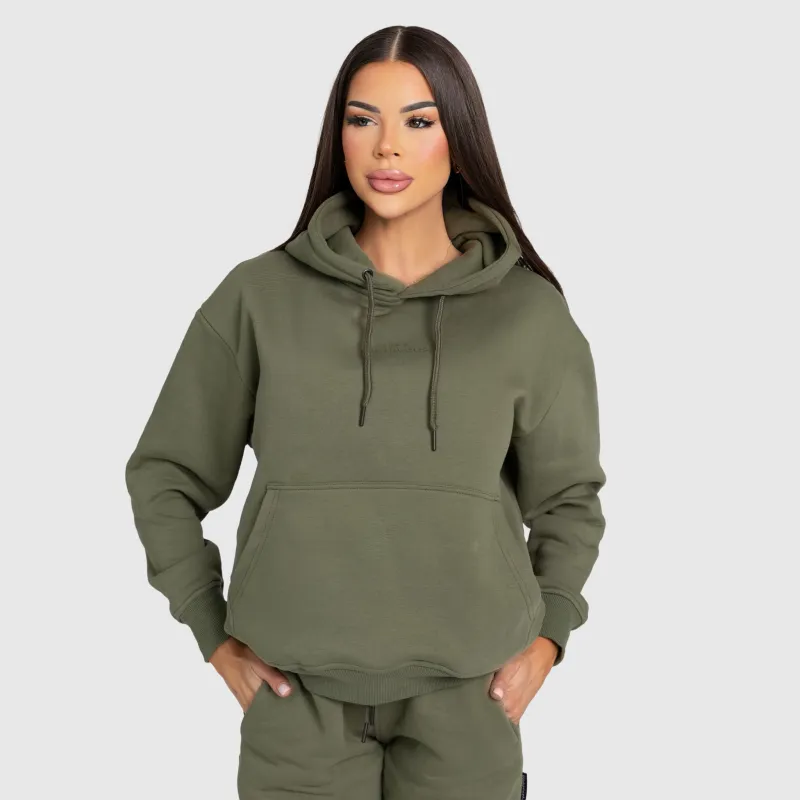 Hanorac damă Iron Aesthetics Cargo, verde-1