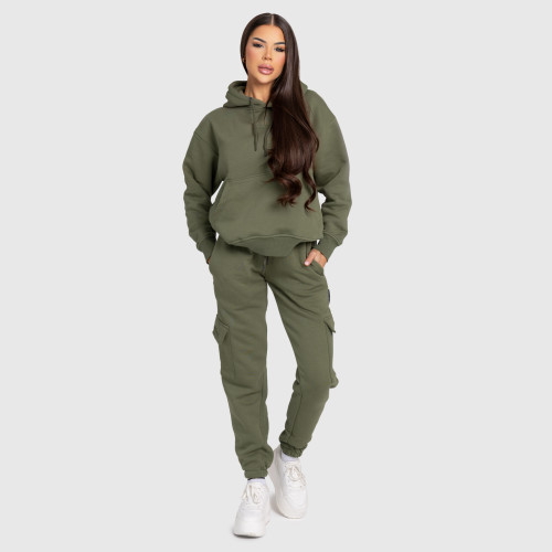 Set oversize damă Iron Aesthetics Cargo, verde