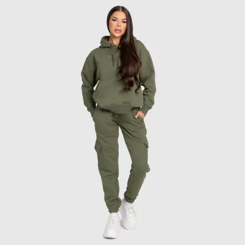 Set oversize damă Iron Aesthetics Cargo, verde