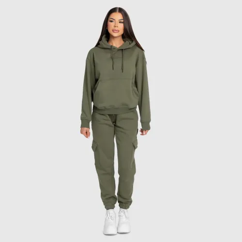 Set oversize damă Iron Aesthetics Cargo, verde