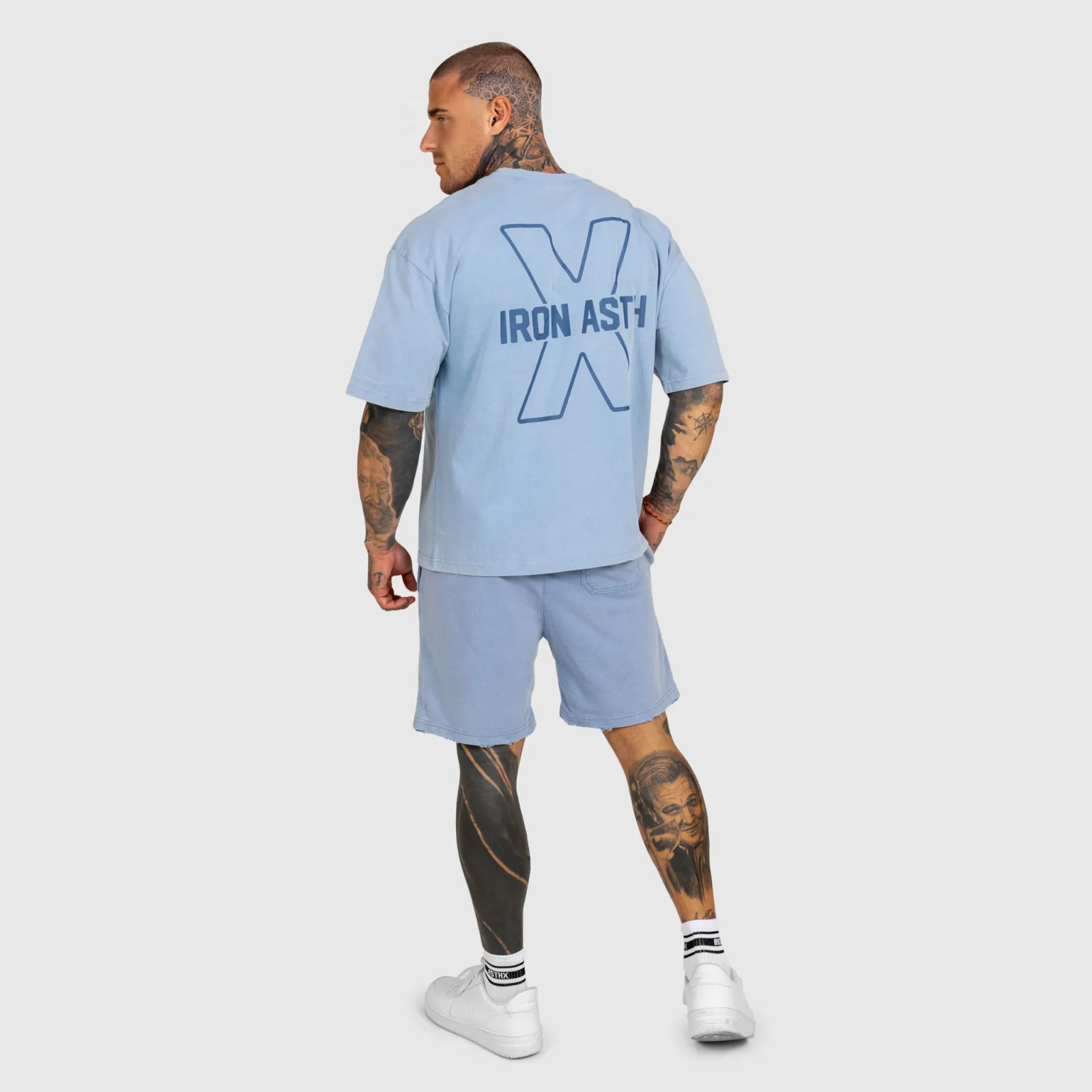 Set bărbați Iron Aesthetics X Washed, albastru-1