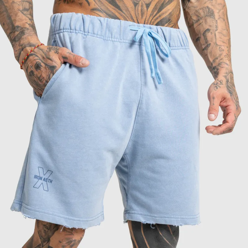 Férfi szett Iron Aesthetics X Washed, kék-15