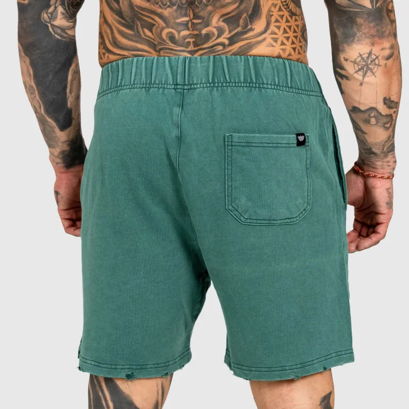 Pantaloni scurți Iron Aesthetics ASTHX, washed green-4